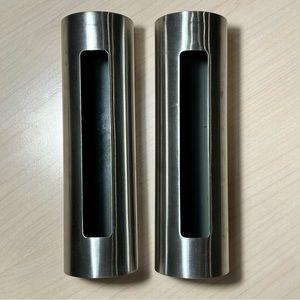 Blomus Engraved Stainless Steel Napkin / Tissue / Towel etc. Holder, Set of 2